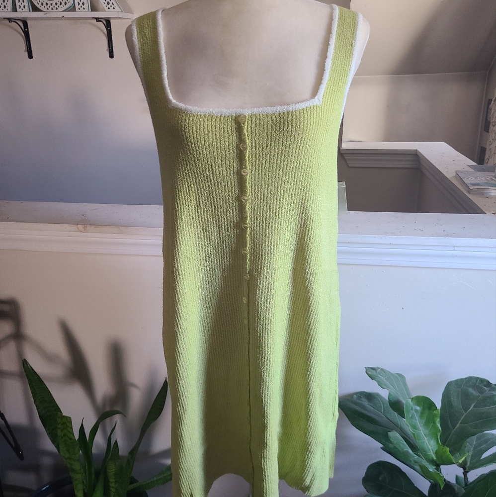 Modcloth Green Knit Dress Size XL